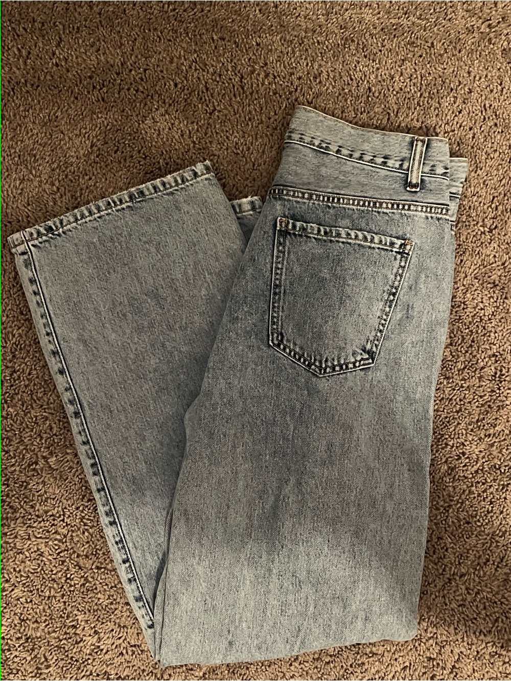 Zenana Outfitters Light Blue Straight-Leg Women's Jeans - Picture 3 of 3